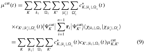 Equation (9)