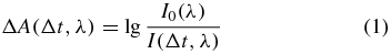 Equation (1)