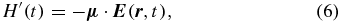 Equation (6)