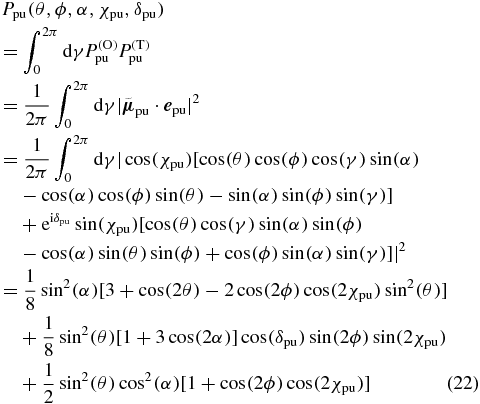 Equation (22)