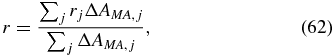 Equation (62)