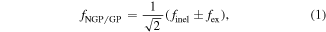Equation (1)