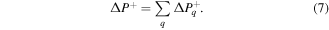 Equation (7)