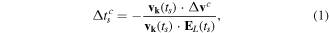 Equation (1)