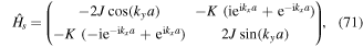 Equation (71)