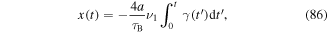 Equation (86)