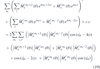 Equation (19)