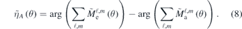 Equation (8)
