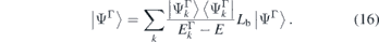 Equation (16)