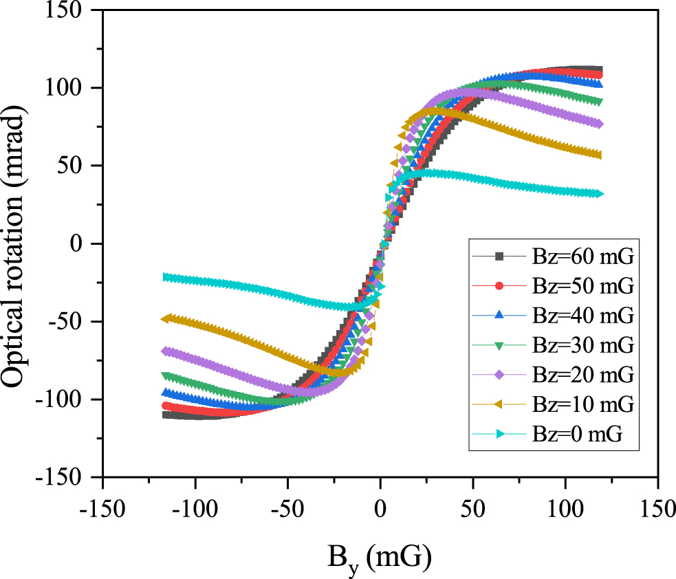 High precision measurement of light polarization using a Cs atomic ...