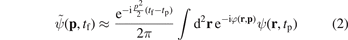 Equation (2)