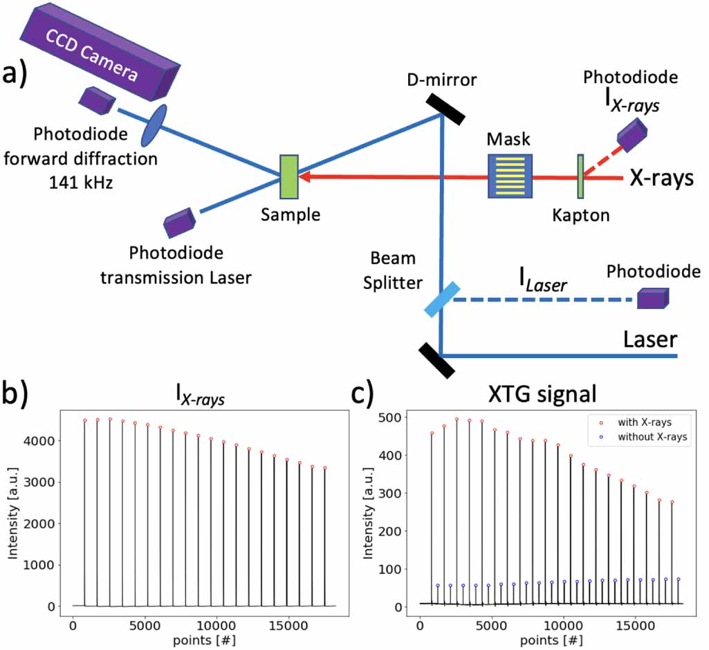 Protocols for x-ray transient grating pump/optical probe experiments at ...