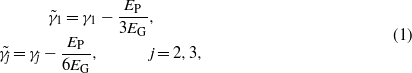 Equation (1)