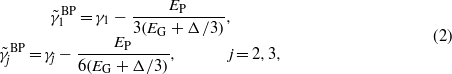 Equation (2)