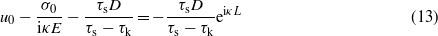 Equation (13)