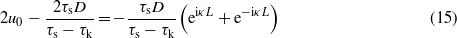 Equation (15)