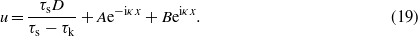 Equation (19)