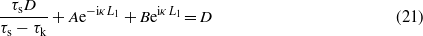 Equation (21)
