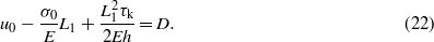Equation (22)