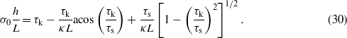 Equation (30)