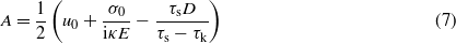 Equation (7)
