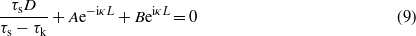 Equation (9)