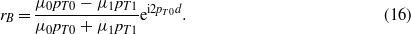 Equation (16)