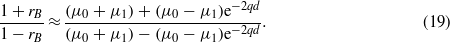 Equation (19)