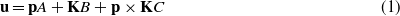 Equation (1)
