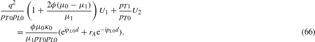 Equation (66)