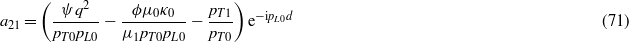 Equation (71)