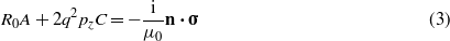 Equation (3)