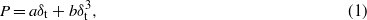 Equation (1)