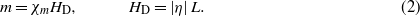 Equation (2)