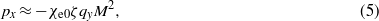 Equation (5)