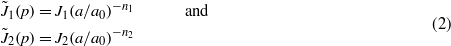 Equation (2)