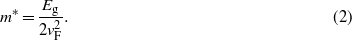 Equation (2)