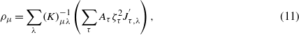 Equation (11)