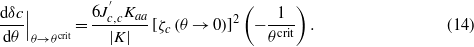Equation (14)