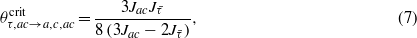 Equation (7)