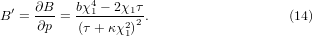 Equation (14)