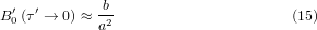 Equation (15)