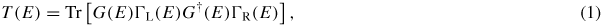 Equation (1)