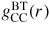 $g_{\rm CC}^{\rm BT}(r)$