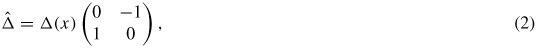 Equation (2)