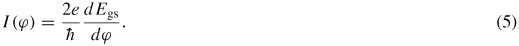 Equation (5)
