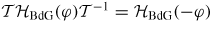 $\mathcal{T}\mathcal{H}_{\rm BdG}(\varphi)\mathcal{T}^{-1}=\mathcal{H}_{\rm BdG}(-\varphi)$
