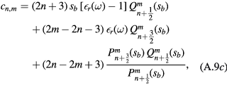 Equation (A.9c)