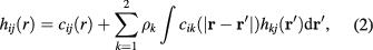 Equation (2)