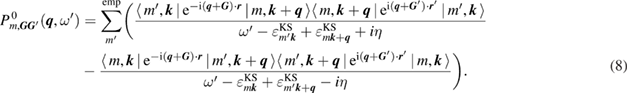 Equation (8)